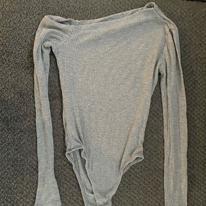 Right off the shoulder body suit